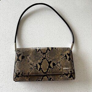 Nine West Snake Print Shoulder Purse